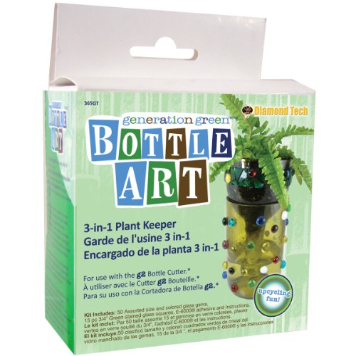 Generation Green Bottle Art 3-In-1 Plant Keeper Kit
