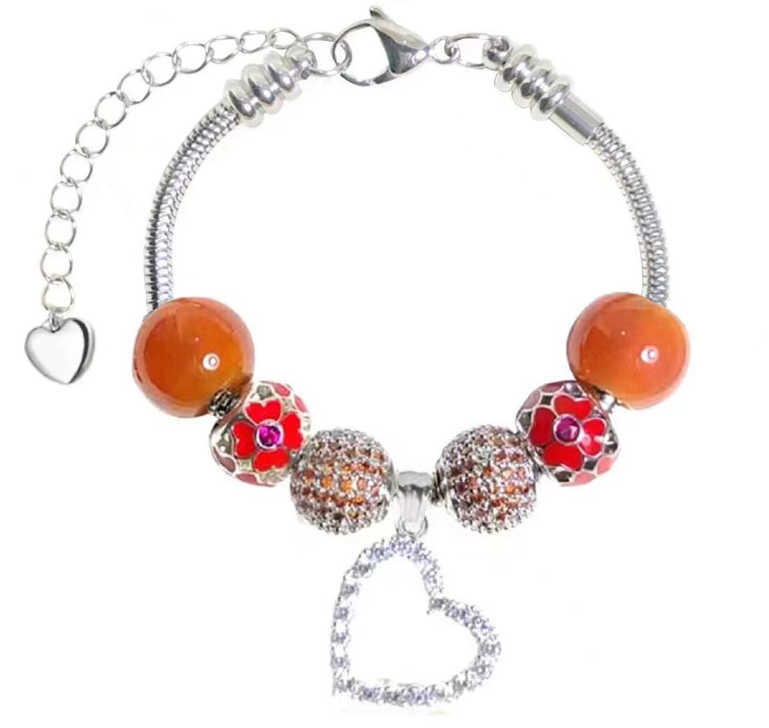 White Birch Fit Pandora Bracelet for Women Adjustable for 19-22 cm