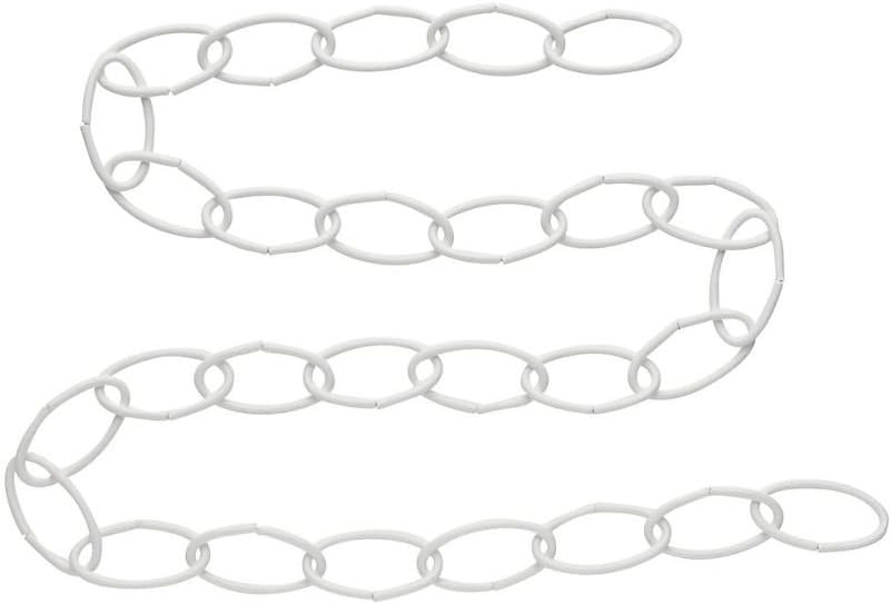 National Hardware 36" Wht Extension Chain,White,6-Pack
