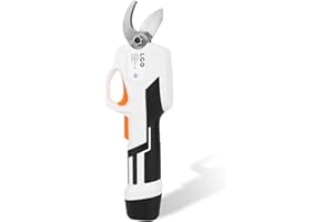 LIGO 7.2V Cordless Pruner for Garden Care with Safety Protection, Max 13mm Cutting Diameter incl. 2.0Ah Built-in Battery&Charger