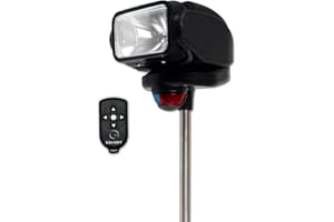 Golight Gobee Stanchion Mount with Wireless Remote, Black