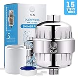 15 Stage Shower Filter For Hard Water, Shower Water Filter, Chlorine Filter, Shower Head Filter, Shower Water Softener, Filtered Shower Head, Showerhead Filter, 2 Replacement Filter Cartridges