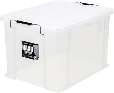 TYJY Cubo de Almacenamiento Grande de plástico Transparente con Tapa