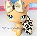 Pet Shop Accessories LPS Lot Gold Leopard Bow Skirt CAT NOT Included