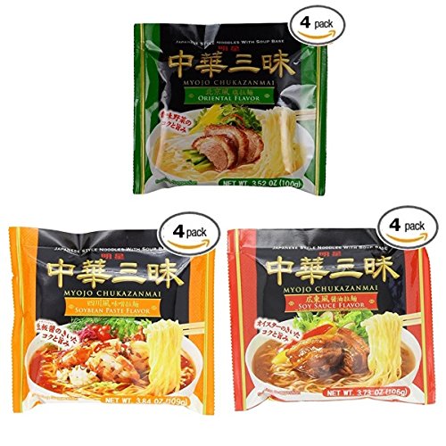 Myojo Chukazanmai Instant Ramen Assorted Soy Sauce (Pack ...
