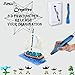 Intelligent 3D Pen, Lary intel 3D Printing Pen,Doodling Drawing With The Artistic Creation,Three-Dimensional Model Is Established for Painters Product Designers Hobbyists Children Students Kids (blue)