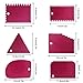 11 pcs Cake Scraper Smoother and Fondant Kits, SourceTon Fabulous 6 pcs Cake Decorative Scrapers Polisher and 5 pcs of Fondant Smoother Tools
