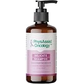PhysAssist Oncology Delicate Shampoo - Gentle Fragrance-Free - 8 oz Bottle | For Sensitive Scalp &amp; Fragile Hair - ProVitamin B5, Soy Protein &amp; Rosemary - Gentle Daily Cleanser