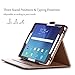 ProCase Galaxy Tab S2 8.0 Case - Leather Stand Folio Case Cover for 2015 Galaxy Tab S2 Tablet (8.0 inch, SM-T710 T715 T713) - Brown