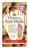 Purederm Exfoliating Foot Mask - Peels Away Calluses and Dead Skin in 2 Weeks! (1 Pack (1 Treatment), Regular)