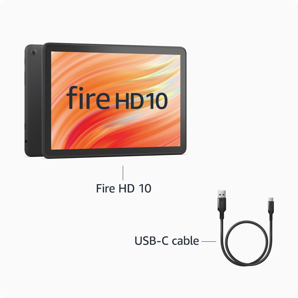 Amazon Fire HD 10 tablet (newest gen), built for relaxation, 10.1