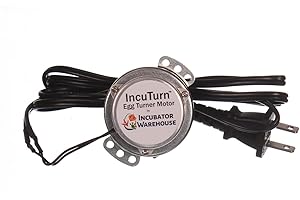 Incubator Warehouse Replacement Egg Turner Motor - High Performance Eggs Turner Motor for Incubator - Eggs Turning Motor for Little Giant or HovaBator - Egg Rotating Motor for Chickens Ducks Goose Egg