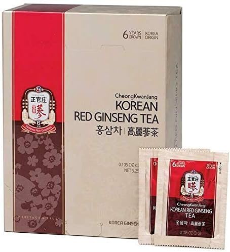 KGC Cheong Kwan Jang Korean Red Ginseng Tea from 6 Years Grown Root (50 Packets) D67313
