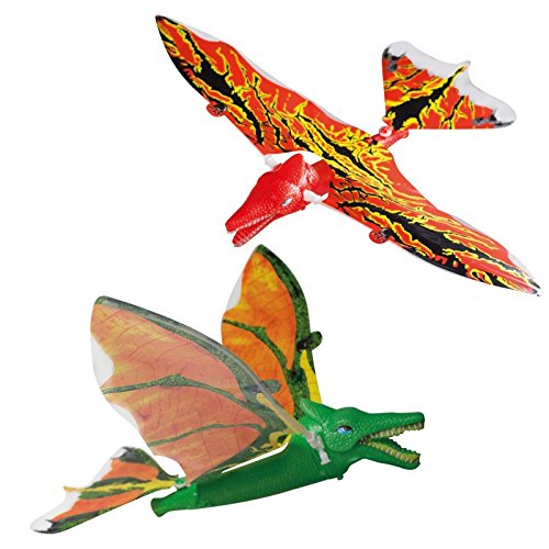 Gummimotor-Flieger Sinopterus 40x28cm Gummiantrieb Flugzeug Flieger Gummimotor flatternde Flügel