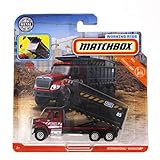 Matchbox Working Rigs International Workstar Road King Hauling Red Dump Truck