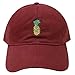 City Hunter C104 Pineapple Cotton Baseball Cap Multi Colors (Burgundy)