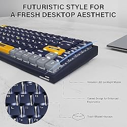 Durgod K710 Wireless Mechanical Keyboard, 84-Key