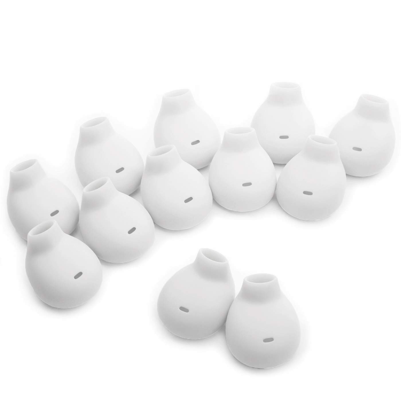Okuli Set of 12 Silicone EarBuds Ear Tips For Samsung Galaxy S6, S6 Edge, S7, S7 Edge Earphones