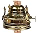 Creative Hobbies® M999M -Oil Lamp Replacement Burner Chimney Holder for Mason Jars, Turn Your Mason Jar Into a Nostalgic Oil Lamp, Hurricane Lamp, 2 Pack