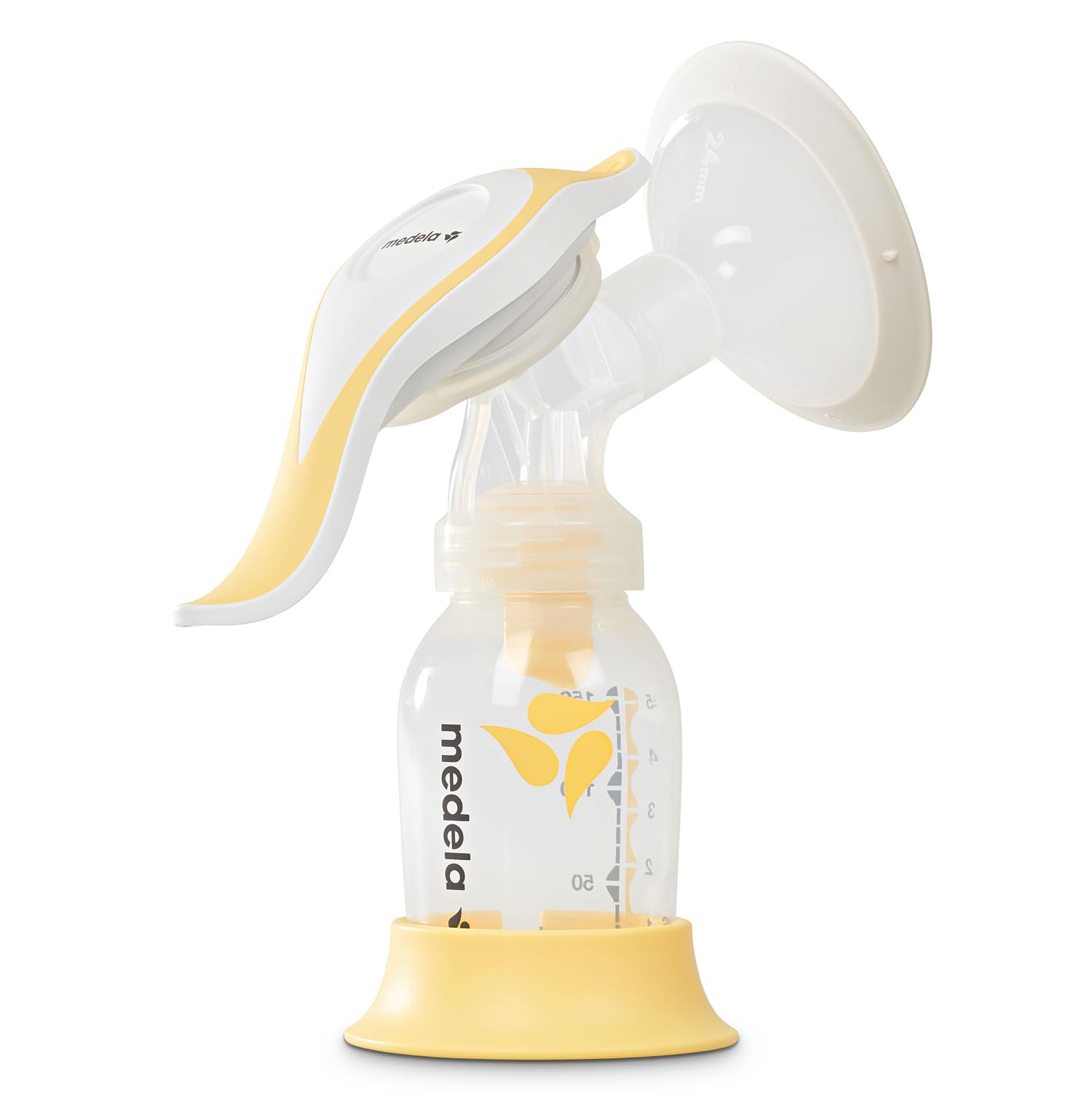 Medela Harmony Manual Breast Pump, Compact Swiss Design with PersonaFit Flex Shields and Medela's 2-Phase Expression Technology