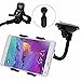 iMeshbean Double Clip 360 Rotating Flexible Car Mount Cell Phone Holder Stand Car Accessories for iPhone 6/7/8, Samsung, LG, Nexus, HTC, Motorola, Sony & Other Smartphones USA