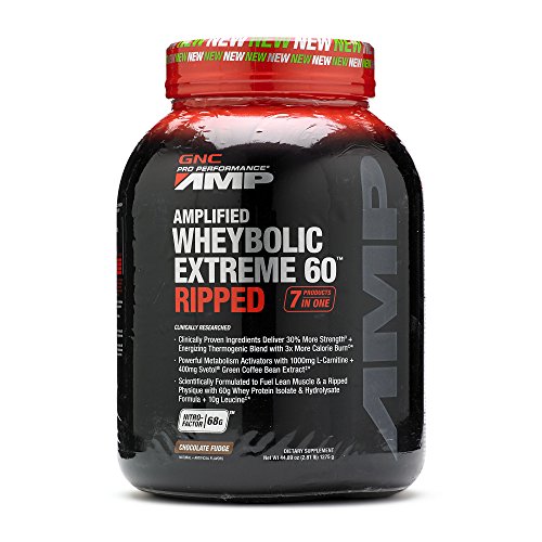 GNC Pro Performance AMP Amplified Wheybolic Extreme 60 Ripped - Chocolate Fudge