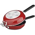Cuisinart FP2-24R 10-Inch Nonstick Set Frittata Non-Stick Sauce Pan, Red