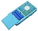 Welltop Mini Mirror Fan Handheld Fan Electric Personal Fans 3 Speeds Portable Mini USB 18650 Rechargeable Emergency Power Bank Ultra-thin Summer Fan (Blue)