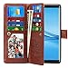 PASONOMI Note 8 Case, Note 8 Wallet Case with Detachable - [Folio Style] PU Leather Wallet case with ID&Card Holder Slot Wrist Strap for Samsung Galaxy Note 8 (Brown, Samsung Galaxy Note 8)