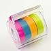 Divider Sticky Notes Post Tab Markers Full Adhesive Label Roll Tapes with Dispenser Holder by Ning Store (1/2