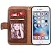 iPhone 7 Plus Wallet Case,iPhone 8 Plus Wallet Case,Card Holder Case [Folio][Flip][Wrist Strap] Stand Feature for Apple iPhone 7/8 Plus 5.5