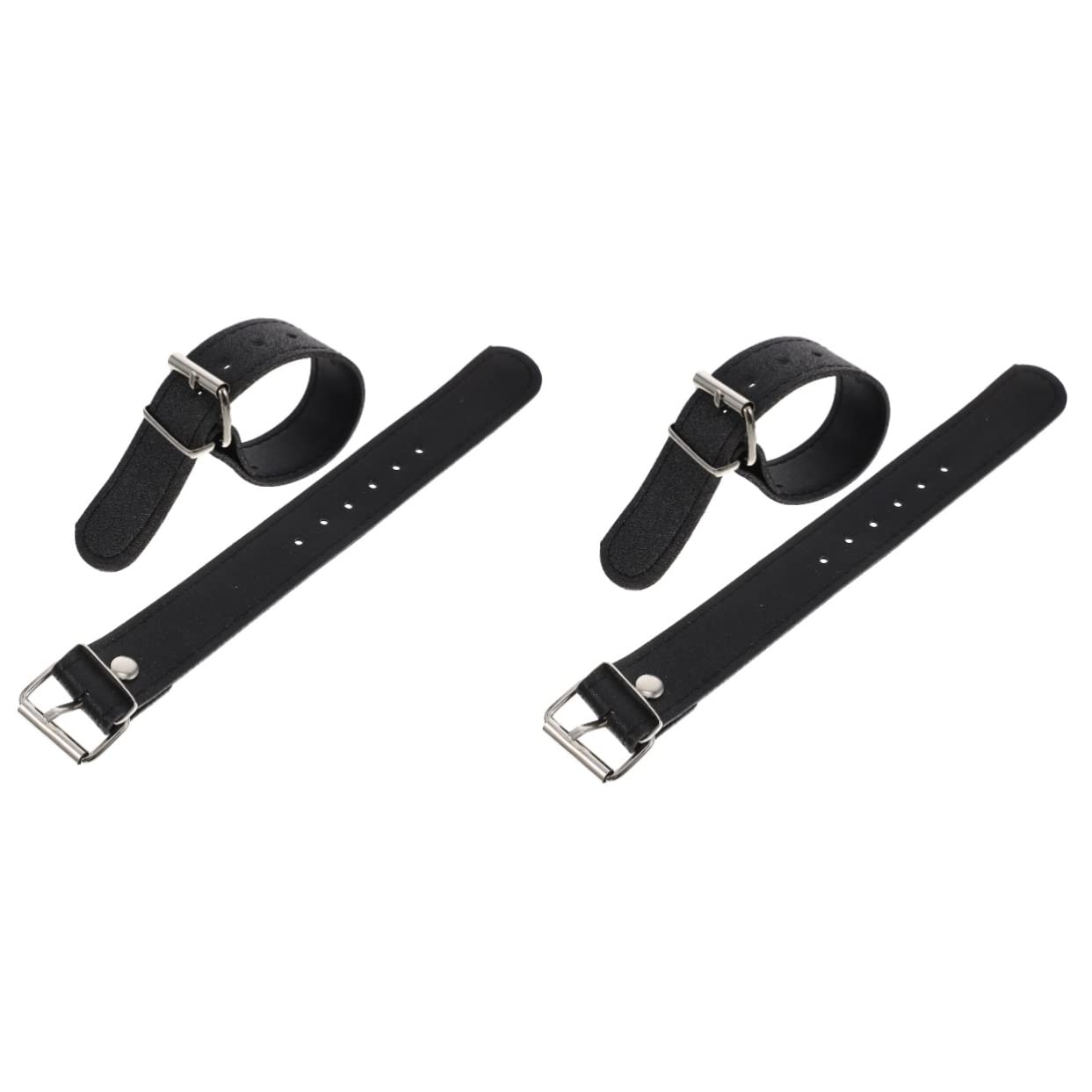 INOOMP 2 pairs Bicycle Basket Leather Belts, Adjustable Quick Release Bike Basket Straps, Leather Straps With Buckles for Scooter Bike Bicycle Wicker Basket