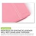 iPad Air Case, ESR Smart Case Cover [Synthetic Leather] Translucent Frosted Back Magnetic Cover with Auto Sleep/Wake Function [Light Weight] for iPad 5 (Sweet Pink)