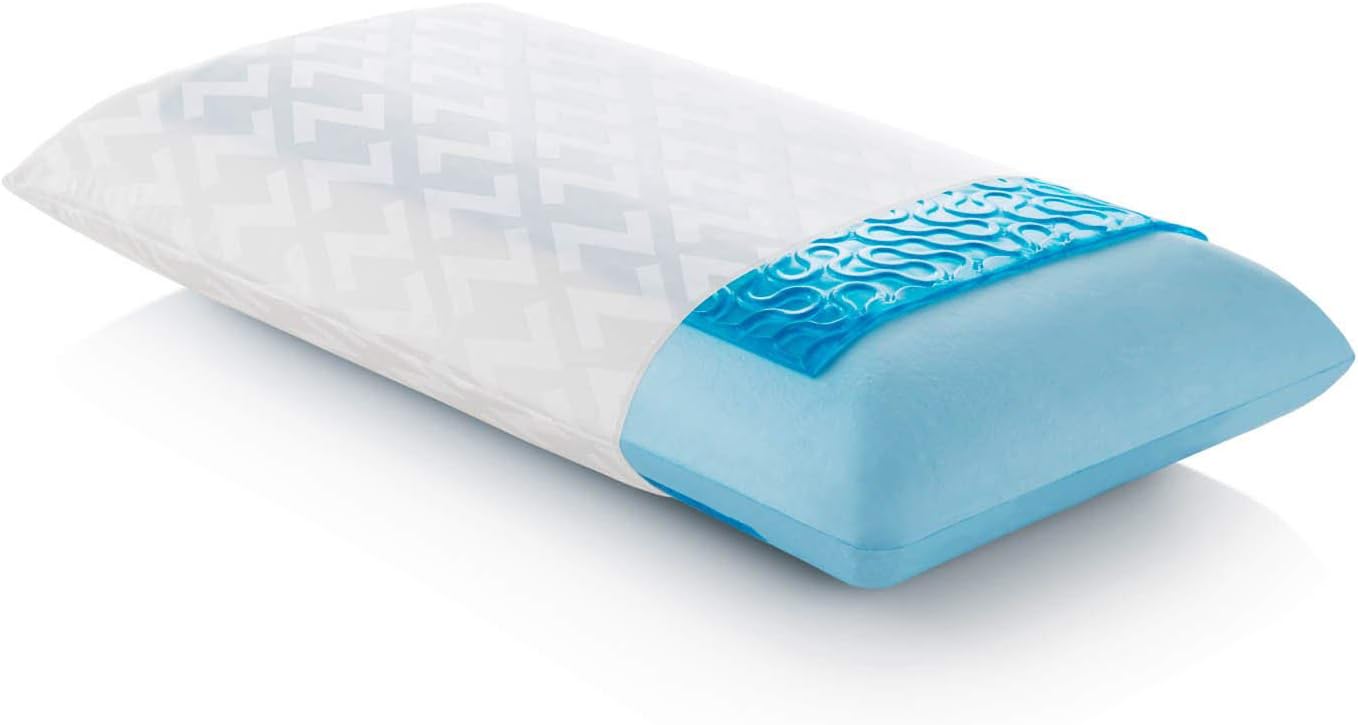 MALOUF Z GelInfused Dough Memory Foam Pillow with Double ZGel Liquid