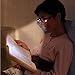 Bright Lighted Readers Nigthtime LED Reading Glasses with Light for Men Women Reading in Dark Night, Black Frame, Lightweight (3.0)
