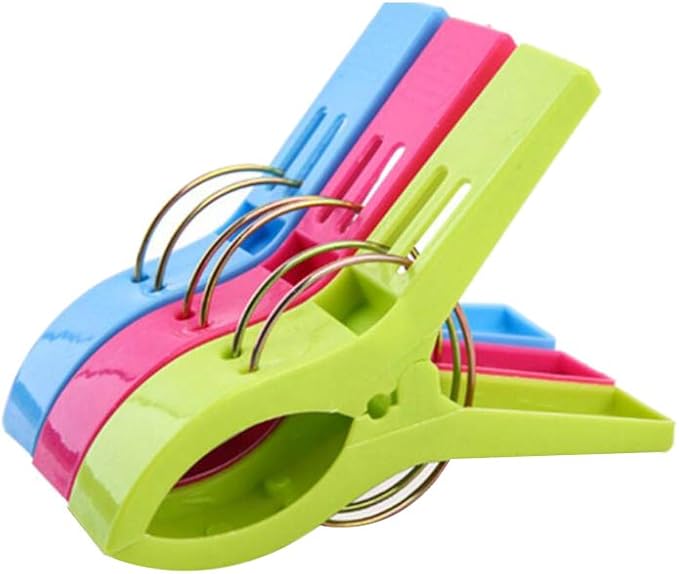 Hoja De Pinza De Plástico a Prueba De Viento Pinzas De La Ropa Del