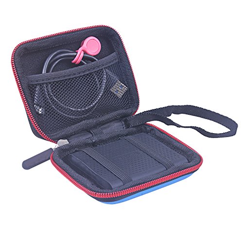 Rancco Samsung T5/ T3 EVA Case & Silicone Protective Bag Comb, Water-resistant Shockproof Travel Carry Pouch for Samsung T5/ T3/ T1 Portable SSD Hard Drive(250G 500G 1T 2T)