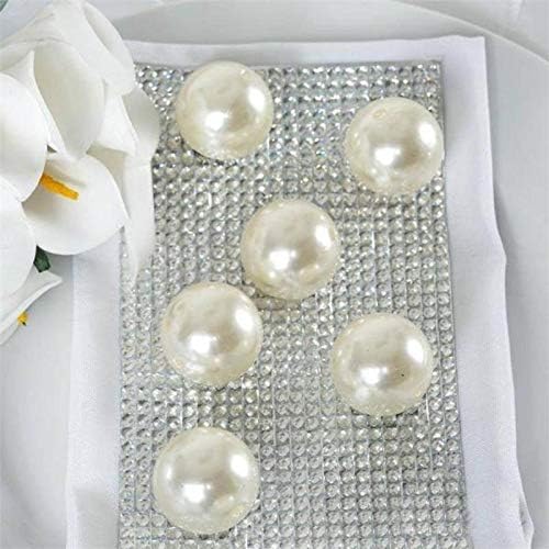 Amazon Com Tableclothsfactory 30mm Big Faux Pearl Beads Vase