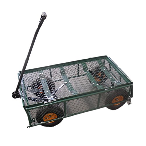 4 Rad Handwagen Bollerwagen Transportkarre Gartenwagen Schubkarre – Bild 8