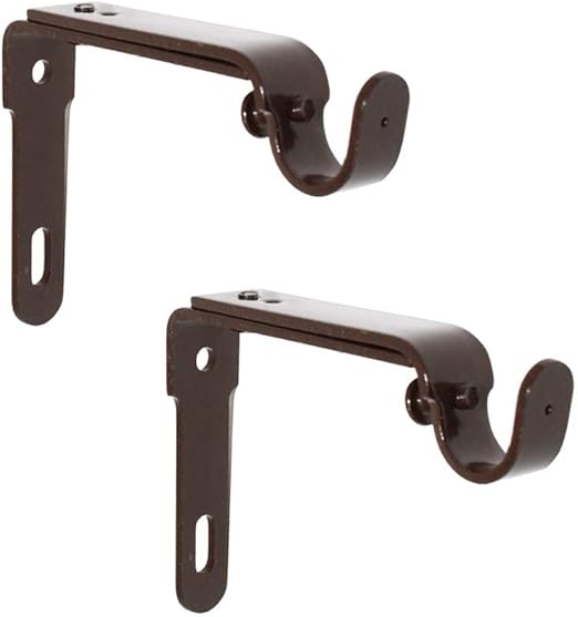 Amazon Com Gb Home Collection Adjustable Curtain Rod Bracket Set