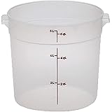 Cambro (RFS6PP190) 6 qt Round Polypropylene Food Storage Container - Camwear