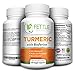 Tumeric Curcumin with Bioperine 1300mg Daily Dose 120 Caps Black Pepper Extract Piperine Tumerics Turmeric Supplements Natural Antioxidant Veggie Capsules Curcuma Longa Supplement Fettle Botanical