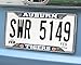 FANMATS 14787 Auburn Tigers Chrome Metal License Plate Frame, Team Colors, 6.25in x 12.25in