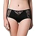 Women's Lace Underwear 5 Pack Sexy Briefs Panties Mid Waisted Underwear for Women (X-Small, Multicolored, 5 Pack)