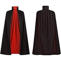 SeasonsTrading Red Cape With Stand-Up Collar | 40" Length | Halloween Costume Accessory
