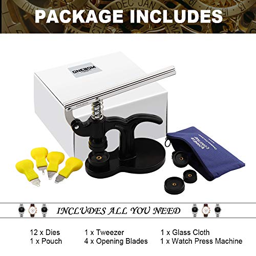 ONEBOM Watch Tool Set, Watch Repair Kit Professional with Everything