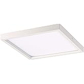 Minka Lavery 706-44-L Vantage LED Flush Mount, 1-Light, 15 Total Watts, 7.5-in H x 1-in W, White