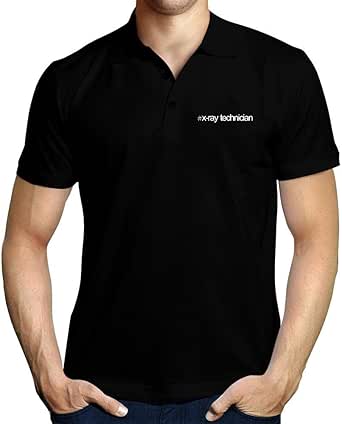 Amazon.com: Idakoos Hashtag X Ray Technician Bold Text Polo Shirt: Clothing