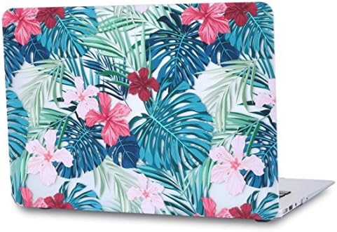A1706/A1708 Macbook Pro 13 Case 2017 &amp; 2016 Release, SALMEN Hard Protective Matte Shell Case Cover for Newest Mac Book Pro 13 Inch with/without Touch Bar (Crystal Palm Pattern)