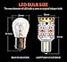 LASFIT Amber BAU15S 7507 1156PY PY21W LED Turn Signal Light Blinker Bulbs with CANBUS Anti Hyper Flash, No Load Resistor Need, 2022 Upgraded Intelligent Temperature Control